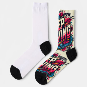 Une chaussette à message positif pour continuer