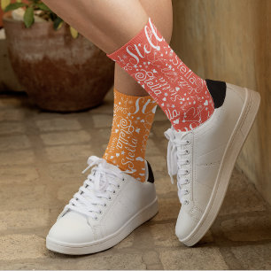 Une chaussette dans chaque couleur Coeur Étoiles e