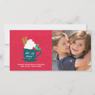 Une Coupe du Let It Snow Carte photo