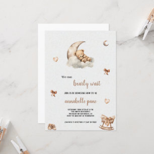 UNE CUTE INVITATION DE BABYSHOWOWE À L'OURS BROWN