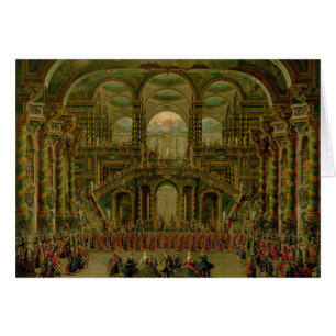 Une danse dans un palais rococo baroque