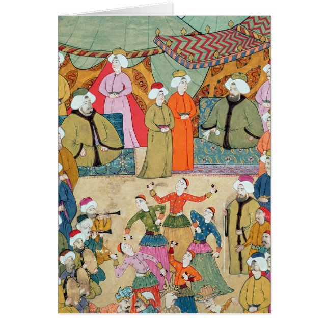 Une danse pour le plaisir du sultan Ahmet III (Devant)