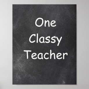 Une décoration de classe de professeur élégante su