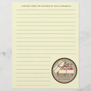 Une douzaine de Macarons Français papier recette