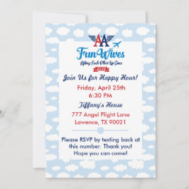 Une Epouse Amusante Invitation évite les nuages