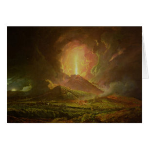 Une éruption du Vésuve, vue de Portici