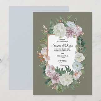 Une Faire-part de mariage traditionnelle délicate