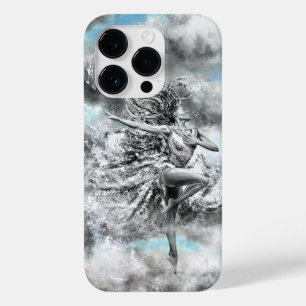 Une femme dansant dans les nuages Peinture coque i