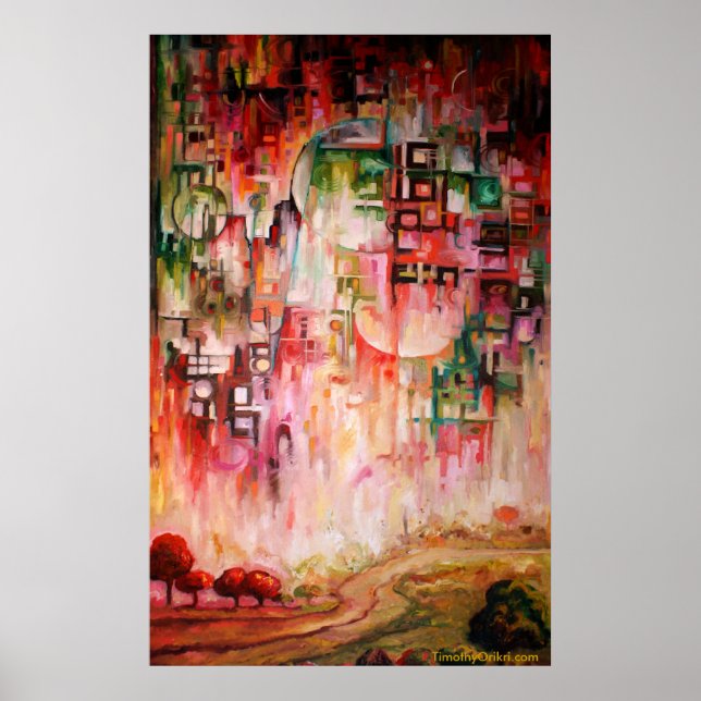 Une fièvre printanière - Impression sur toile (Devant)