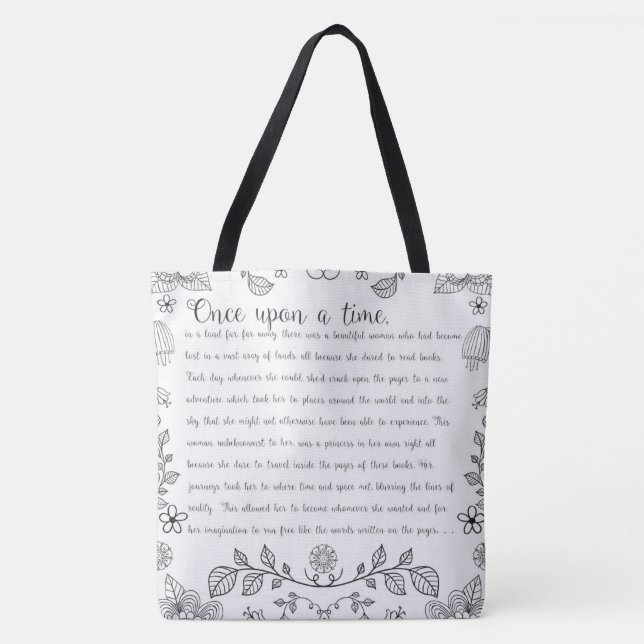 Une Fois Sur Un Sac fourre-tout D'Histoire De Time (Devant)