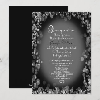 Une Fois Sur Une Invitation Baby shower