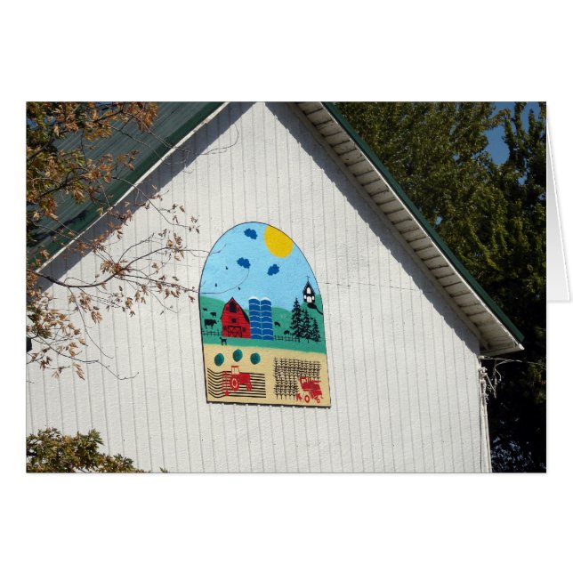 Une Fun Barn Quilt (Devant horizontal)