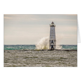 Une grande vague s'écrase dans le feu Frankfort