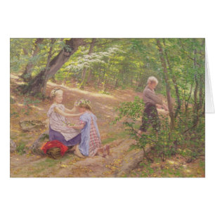 Une guirlande des fleurs, 19ème siècle