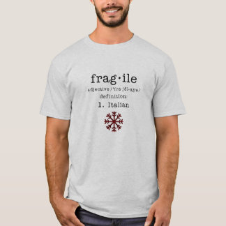 Une histoire de Noël Hommes Fragile T-shirt Italie
