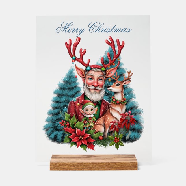 Une illustration fantaisiste de Noël, (Recto)