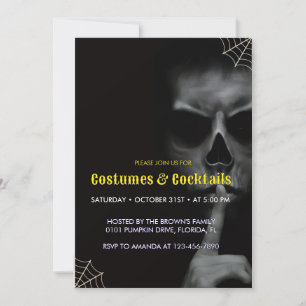 Une invitation à Halloween éffrayante