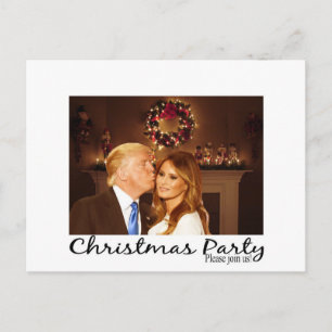 Une invitation à Noël de Donald et Melania