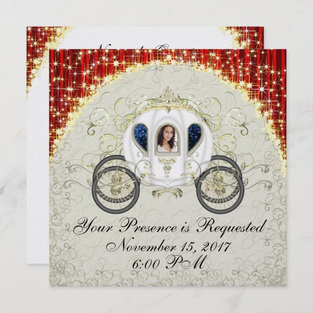 Une invitation à un événement royal (Devant / Derrière)