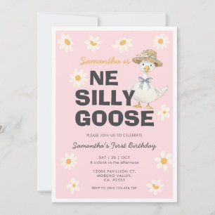 Une invitation à une fête d'anniversaire de canard