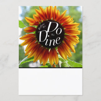 Une invitation amusante pour un dîner de répétitio