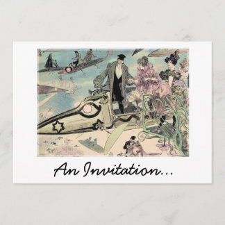 Une invitation (copie futuriste du 19ème siècle)
