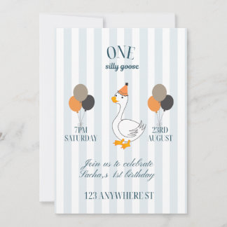 Une invitation d'anniversaire de carte plate de Un