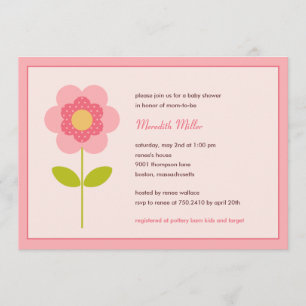 Une invitation parfaite au Baby shower de pierre