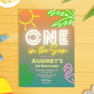 Une invitation pour le 1er anniversaire d'un garço