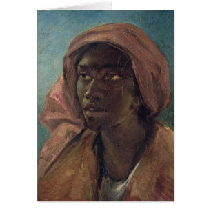 Une jeune femme de nègre