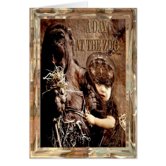 Une journée au zoo Personnalisable (Devant)