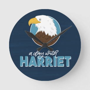 Une journée avec Harriet Room Mur Horloge