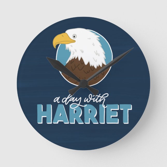 Une journée avec Harriet Room Mur Horloge (Recto)