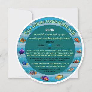 Une journée ronde Invitations d'anniversaire