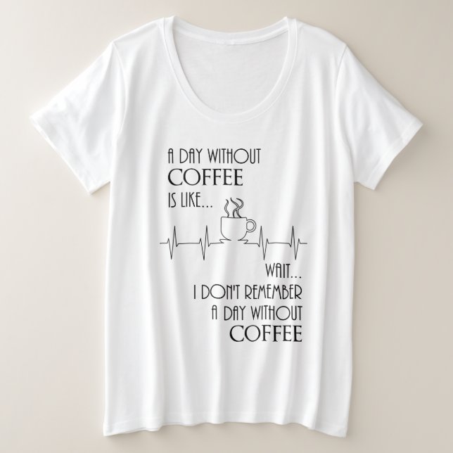 Une Journée Sans Café, Attends....  (Design devant)