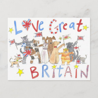 Une magnifique carte postale patriotique