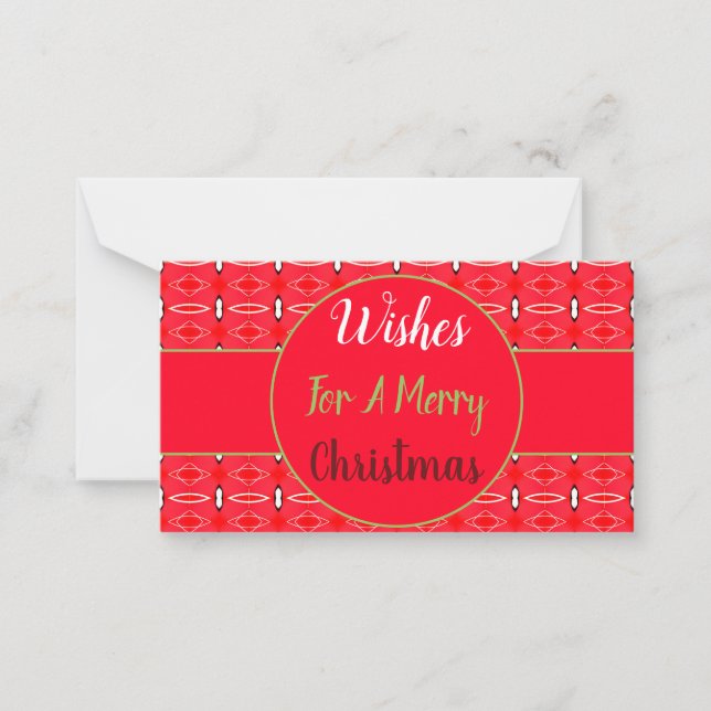 Une Mini Carte Note Super Sweet Christmas Holiday (Devant)