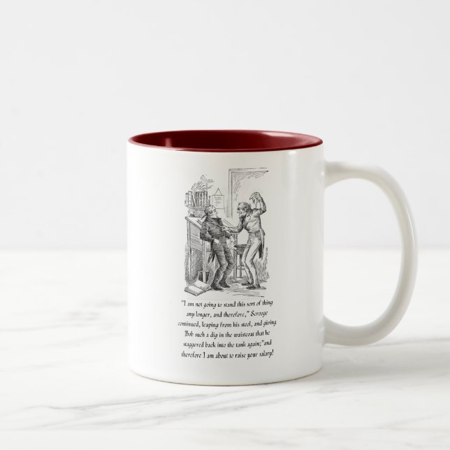 Une Mug Carol de Noël (Droit)