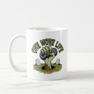 Une Mug De Joueur De Vie De Plus - Drôle Jeu Zombi