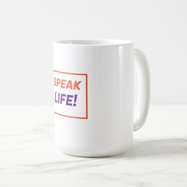 Une Mug Encourageante (Devant droit)