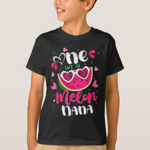 Une Nana Melon D'été Familiale T-shirt Melon Mère