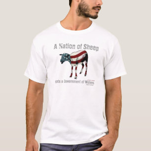Une nation de T-shirt de moutons