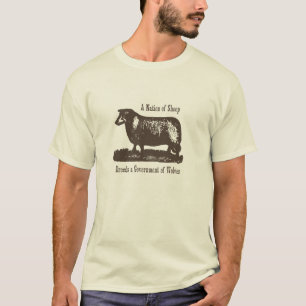 Une nation de T-shirt de moutons