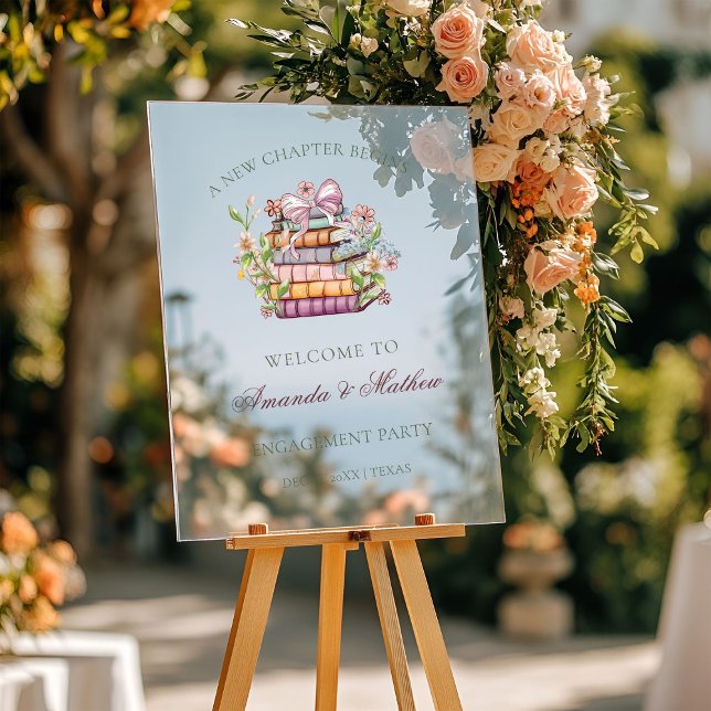 Une nouvelle Affiche de bienvenue de Fiançailles d (Créateur téléchargé)