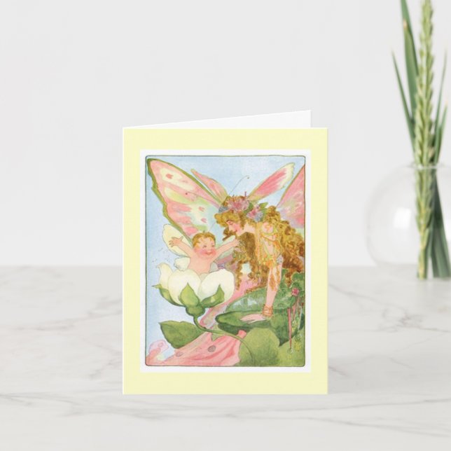 Une nouvelle carte Baby shower Princesse Fairy (Devant)