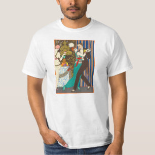 Une nuit dans le T-shirt décadent d'art déco de