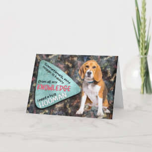 Une pensée hilarante de votre carte d'anniversaire