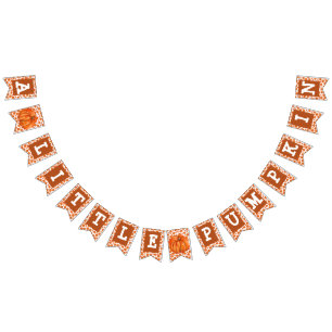 Une petite bannière de fête Citrouille