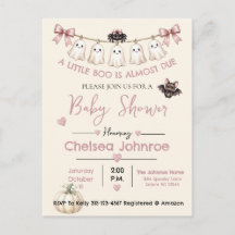 Une petite boo est presque due Invitation de fantô