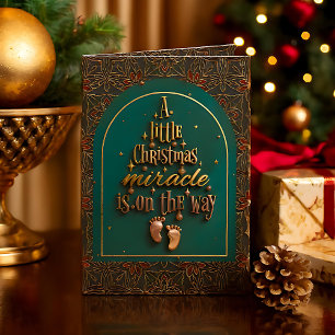 Une petite carte de miracle de Noël est en route